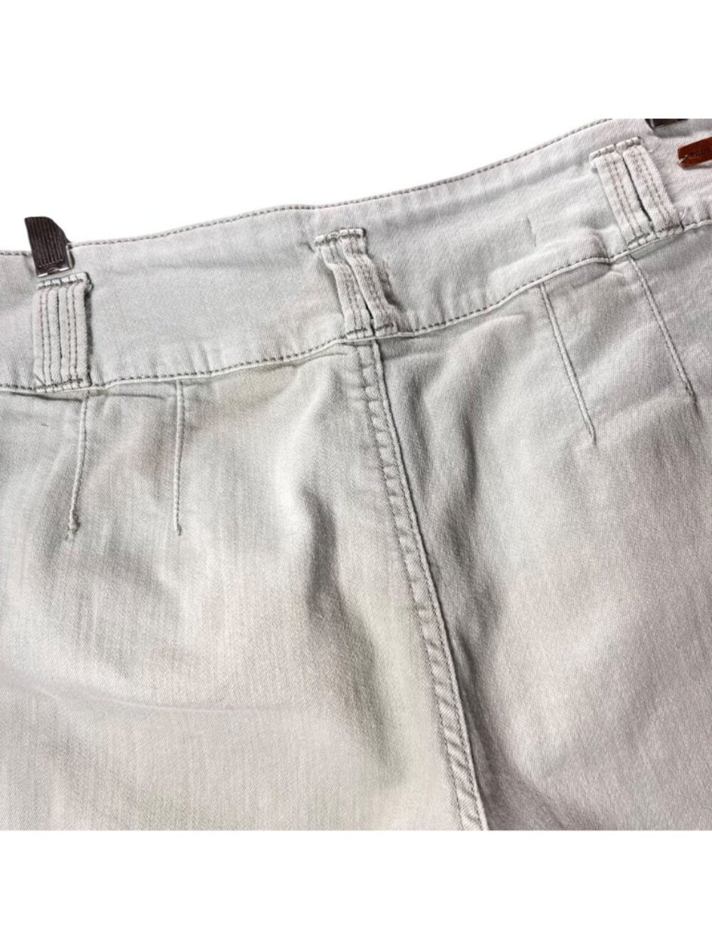 Anthropologie Pilcro and LetterPress High Rise Flare Cropped Jeans 29 Green Tabs - Picture 12 of 16